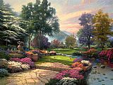 Thomas Kinkade Living Waters painting